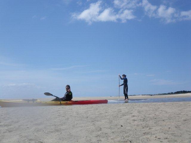  Kayaking and paddle surfing in the 50 